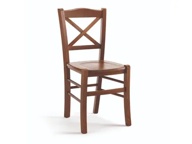 MERANO - Solid wood chair open back _ Febal Casa